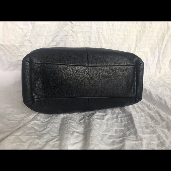 Coach Phoebe Black Pebbled Leather Shoulder Bag - Picture 5 of 5